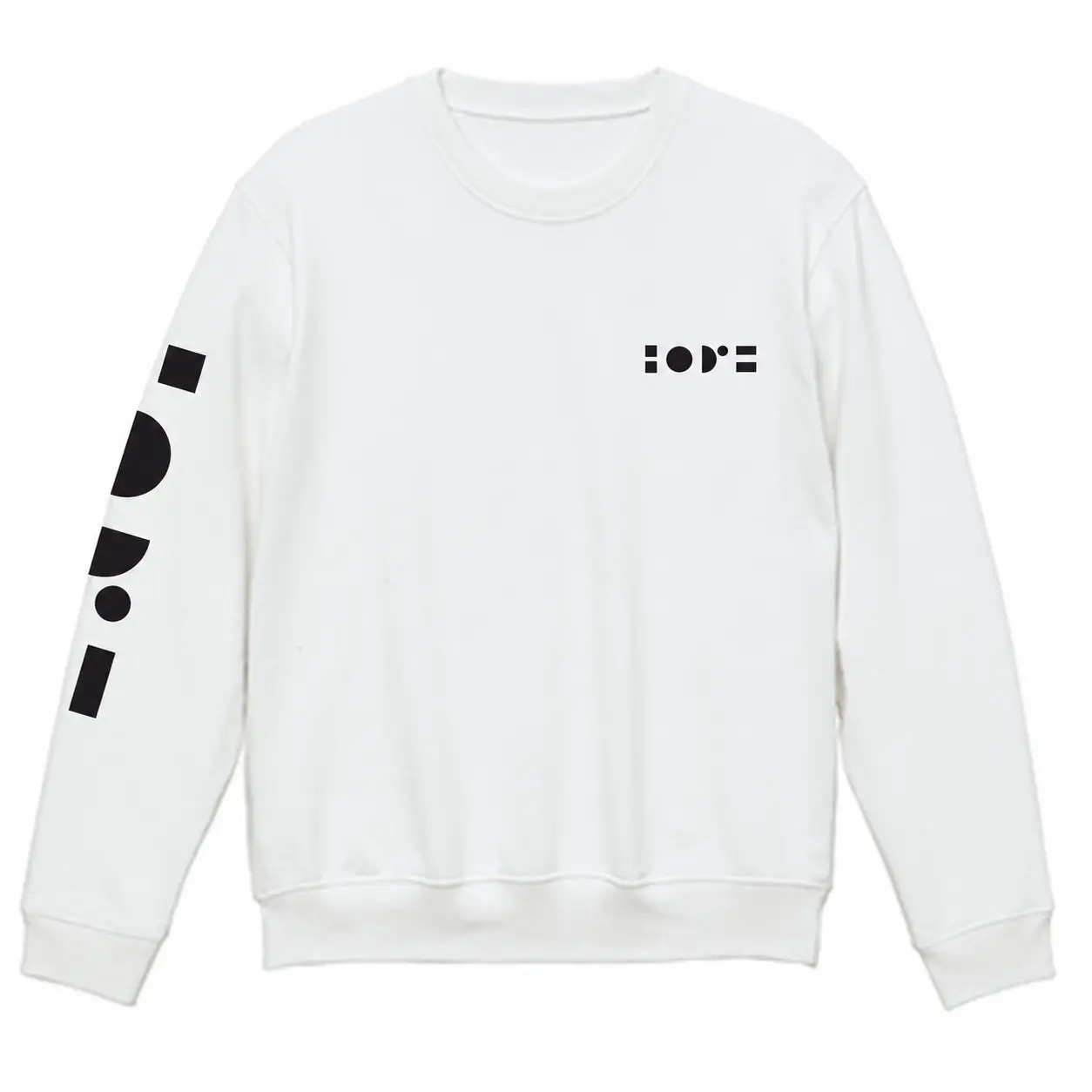 WHITE / CREWNECK 正面